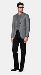 Mid Grey Tailored Fit Havana Suit Jacket