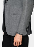 Mid Grey Tailored Fit Havana Suit Jacket
