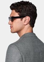 Mid Grey Tailored Fit Havana Suit Jacket
