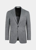 Mid Grey Tailored Fit Havana Suit Jacket