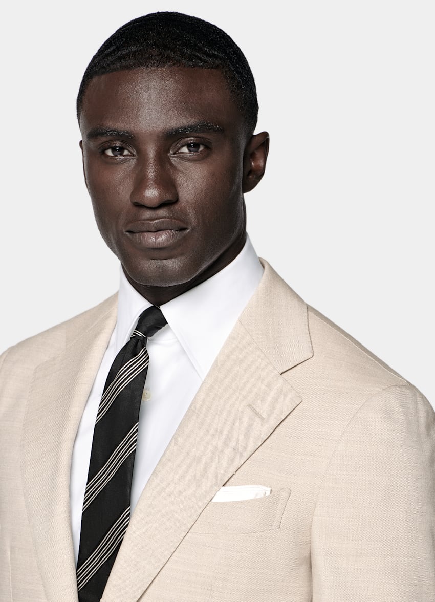Sand Tailored Fit Havana Suit