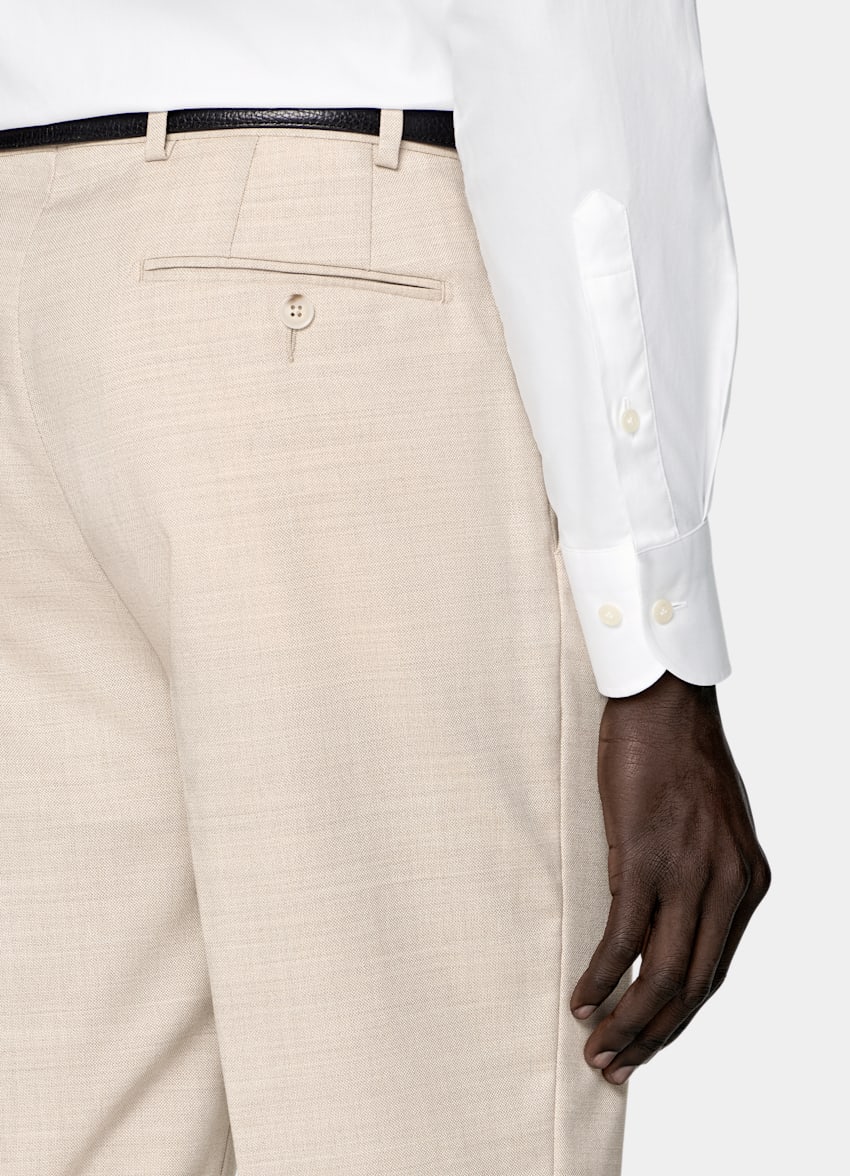 Sand Tailored Fit Havana Suit