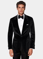 Black Tailored Fit Havana Dinner Jacket