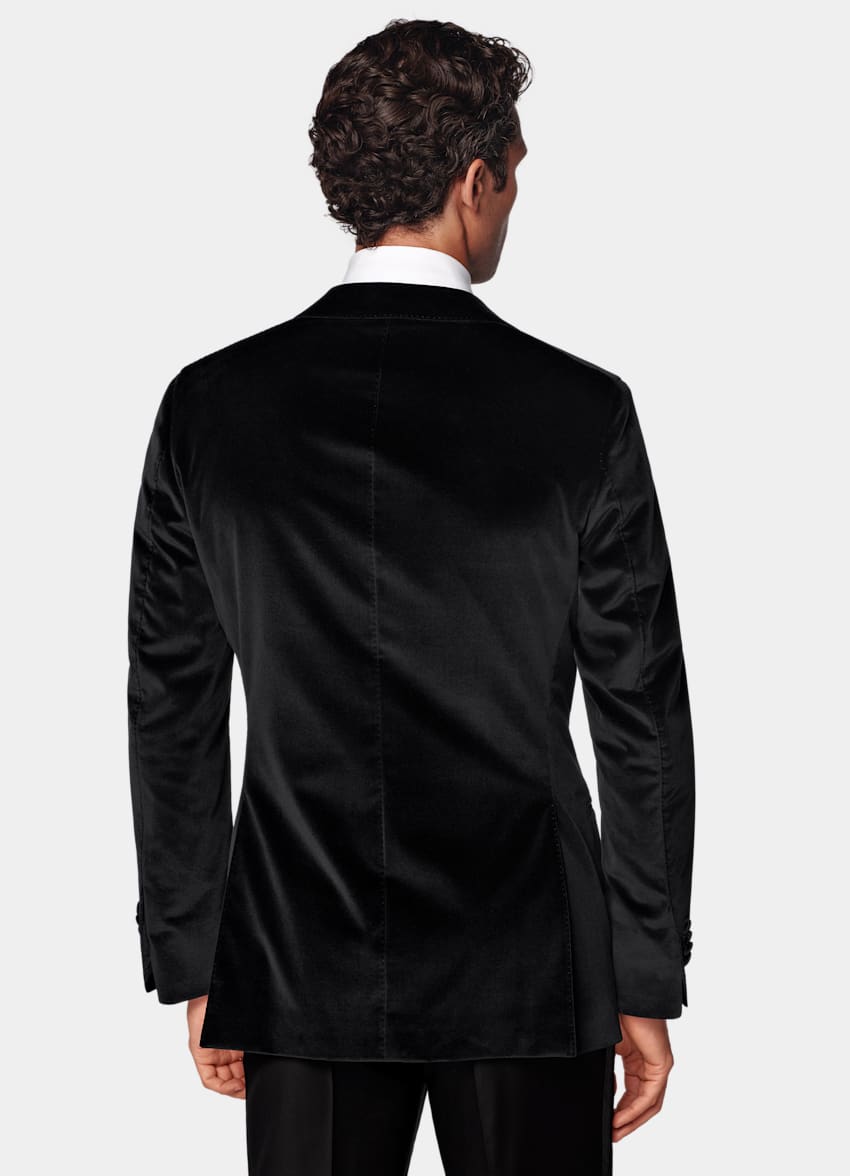 Black Tailored Fit Havana Dinner Jacket