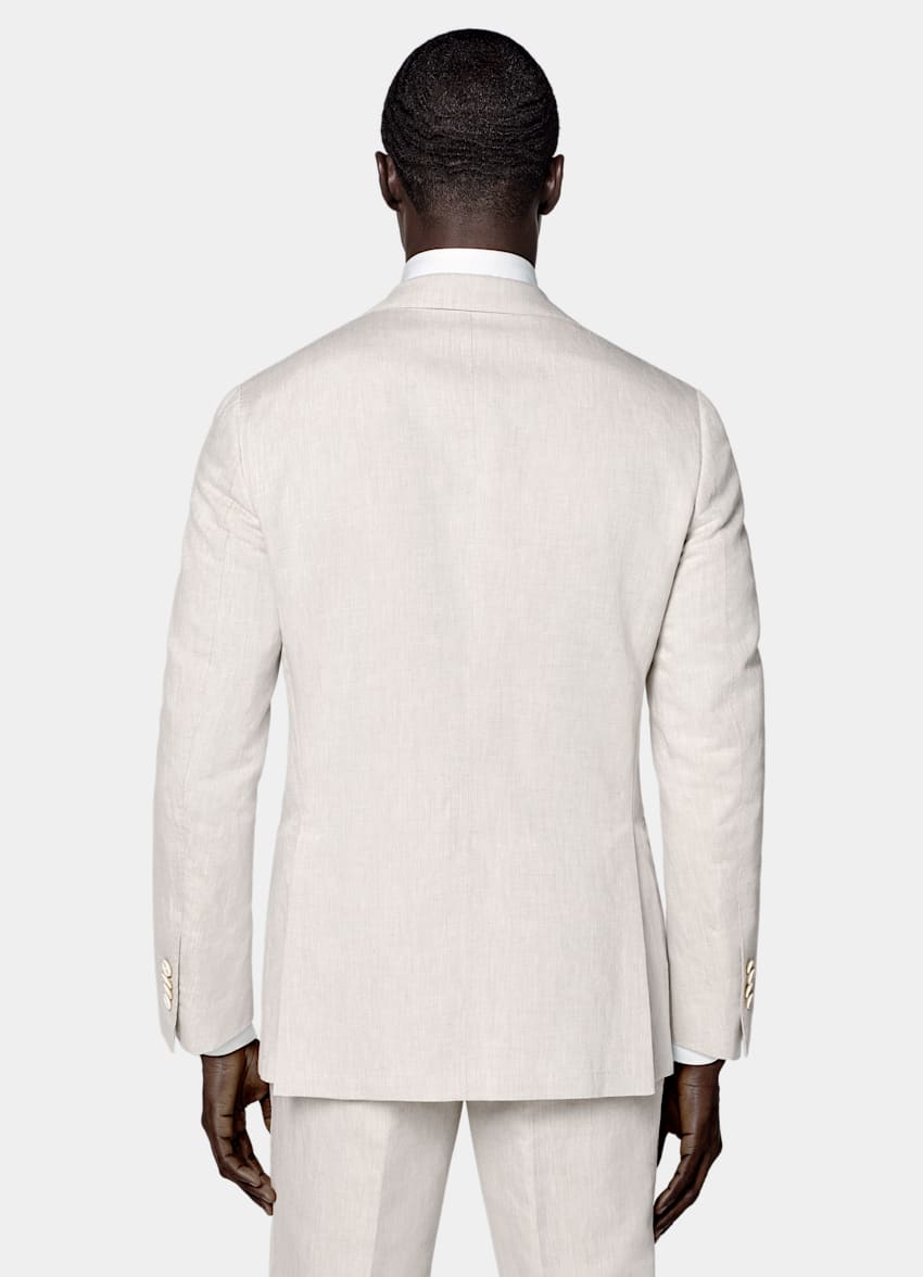 Light Taupe Tailored Fit Havana Suit