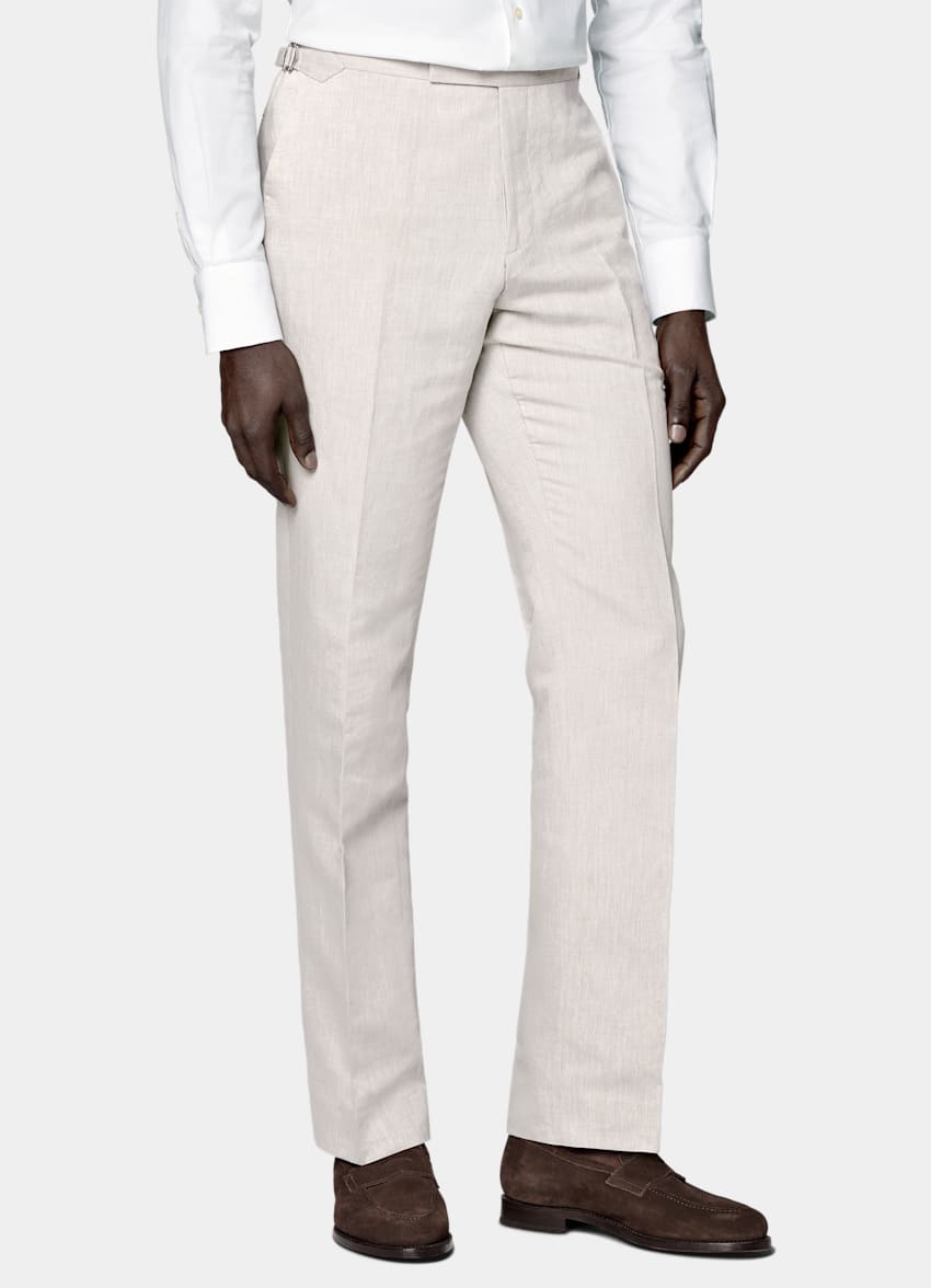 Light Taupe Tailored Fit Havana Suit
