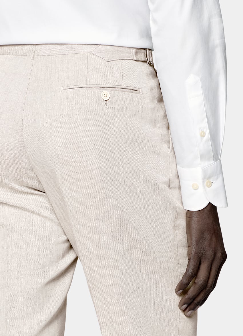 Light Taupe Tailored Fit Havana Suit