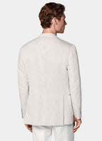 Light Taupe Tailored Fit Havana Suit Jacket