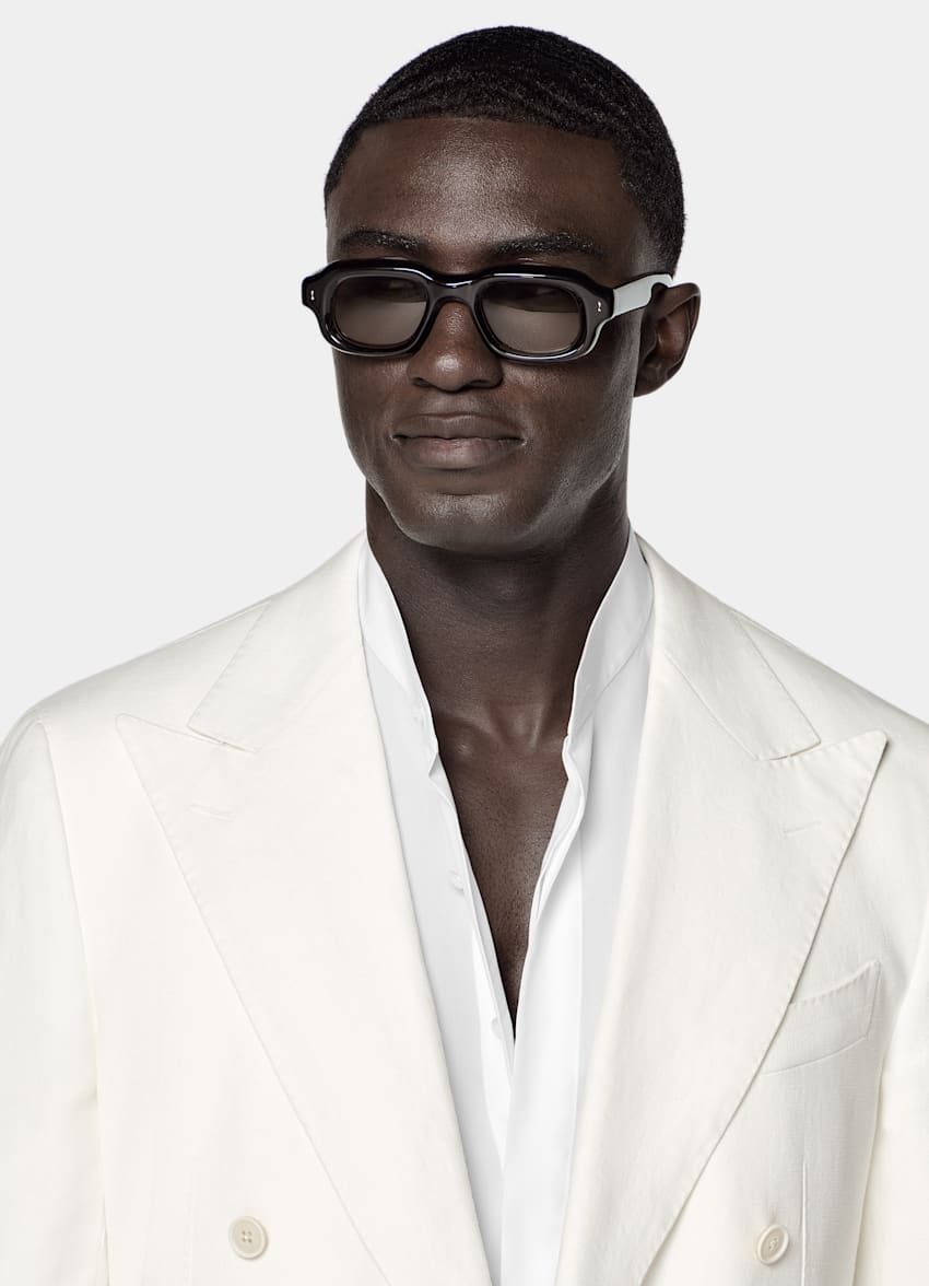 Off-White Tailored Fit Havana Suit Jacket