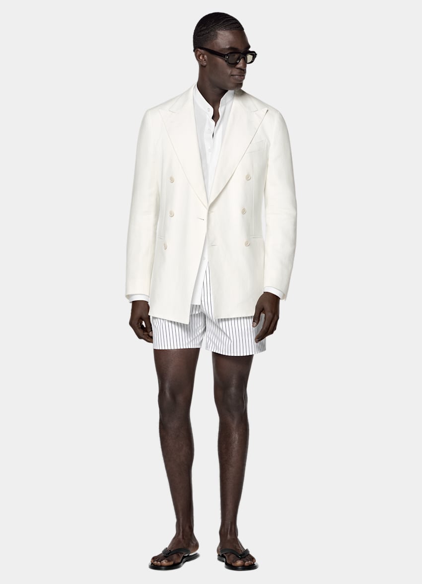 Off-White Tailored Fit Havana Suit Jacket
