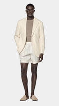 Sand Relaxed Fit Roma Suit Jacket