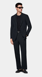 Navy Relaxed Fit Roma Suit