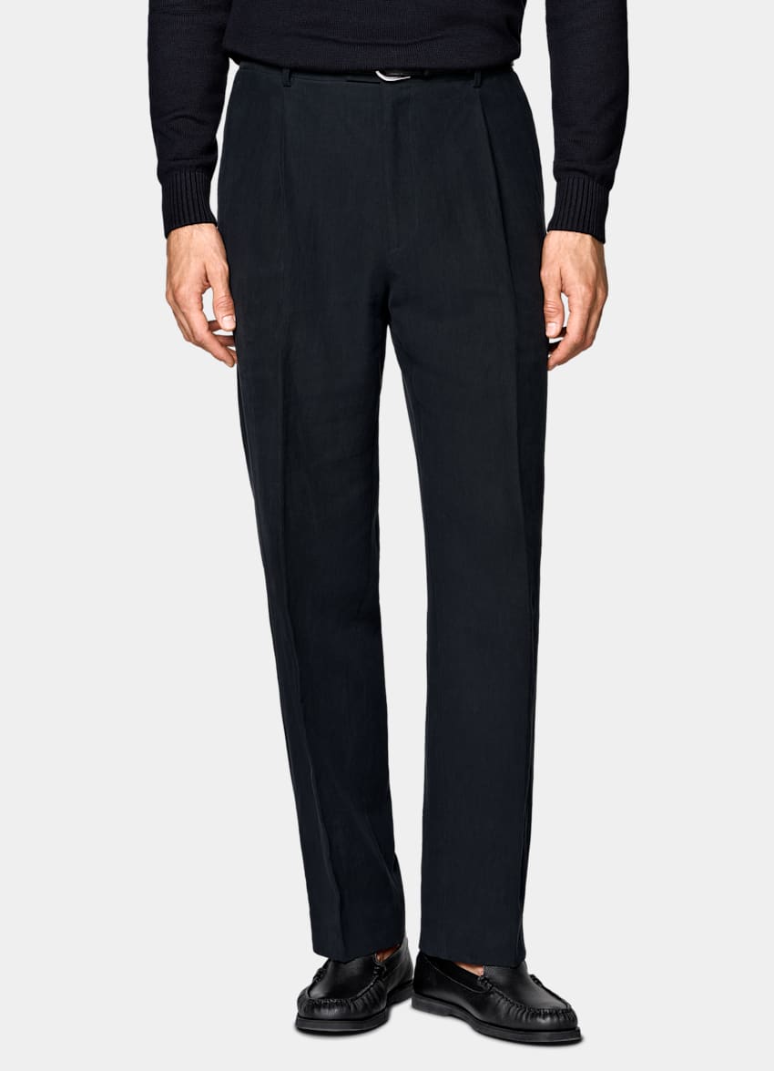 Navy Relaxed Fit Roma Suit