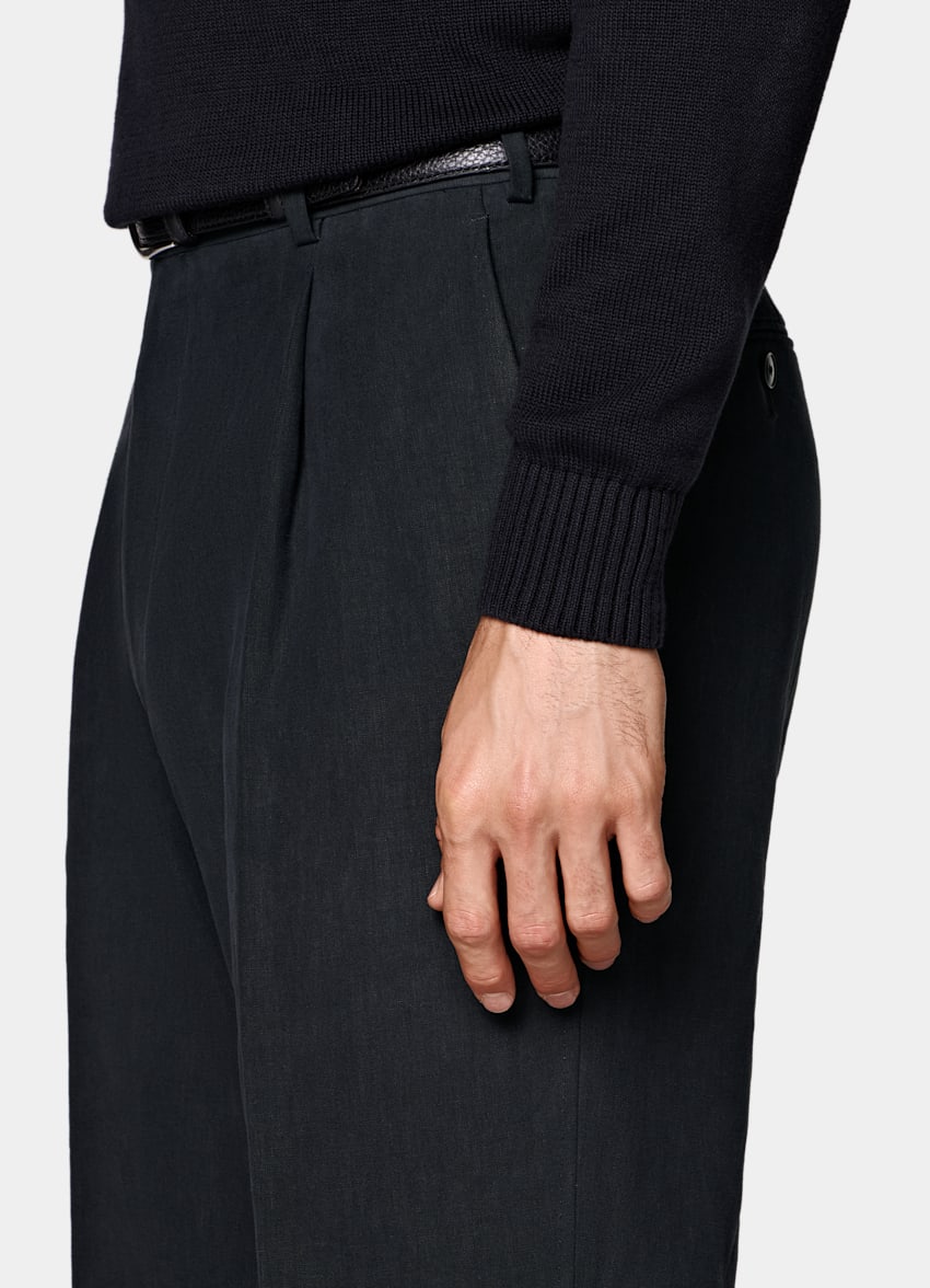 Navy Relaxed Fit Roma Suit