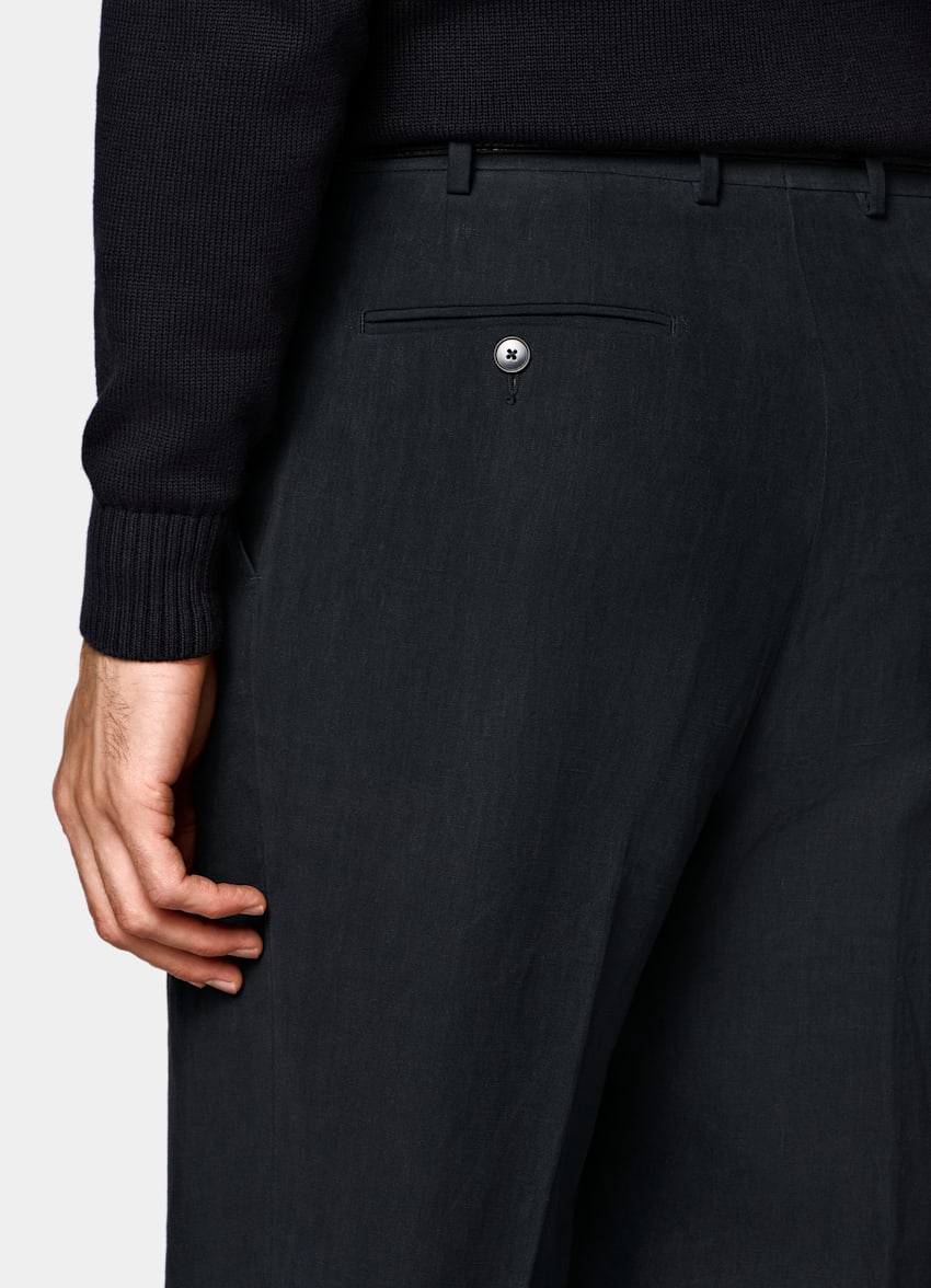 Navy Relaxed Fit Roma Suit