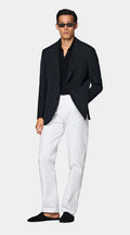 Navy Relaxed Fit Roma Suit Jacket