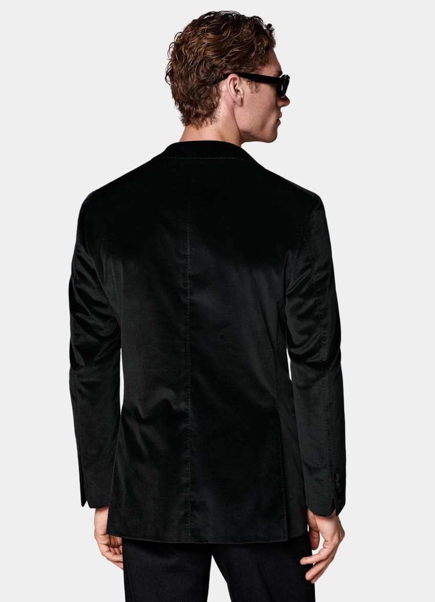 Black Tailored Fit Havana Dinner Jacket