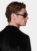 Black Tailored Fit Havana Dinner Jacket