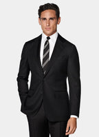 Black Tailored Fit Havana Suit