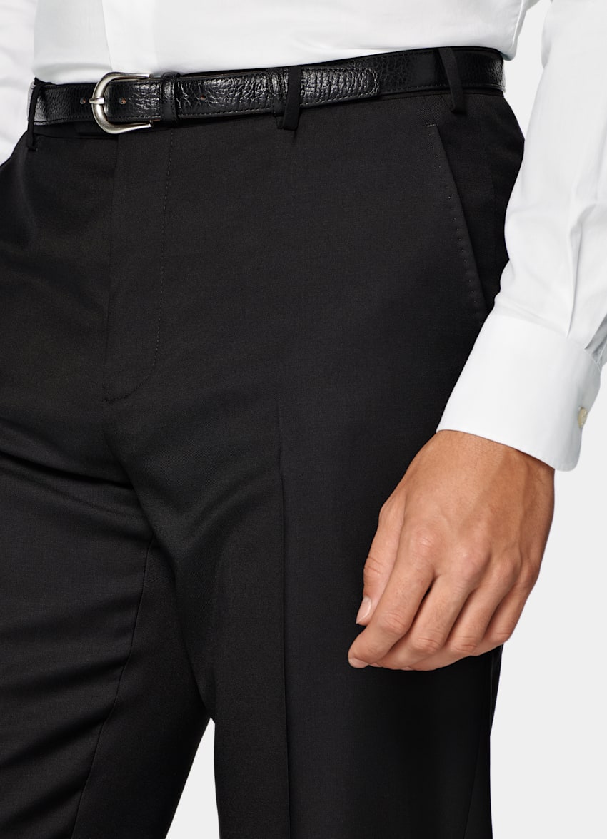 Black Tailored Fit Havana Suit
