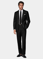 Black Tailored Fit Havana Suit