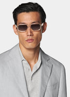 Light Grey Tailored Fit Havana Suit Jacket