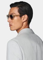 Light Grey Tailored Fit Havana Suit Jacket