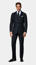 Navy Tailored Fit Havana Suit
