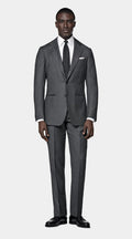 Dark Grey Tailored Fit Havana Suit