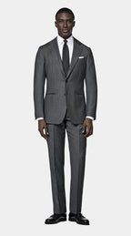 Dark Grey Tailored Fit Havana Suit