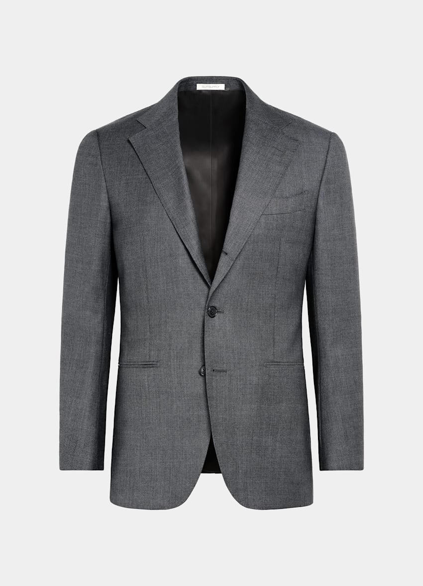 Dark Grey Tailored Fit Havana Suit