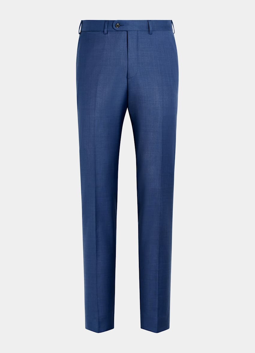 Mid Blue Three-Piece Tailored Fit Havana Suit
