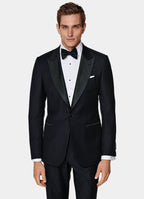 Navy Tailored Fit Lazio Dinner Jacket