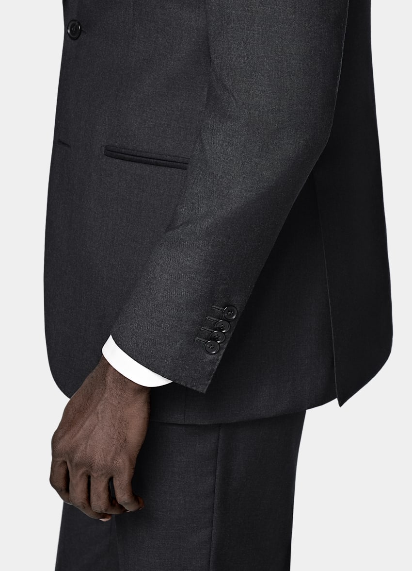 Dark Grey Perennial Tailored Fit Havana Suit