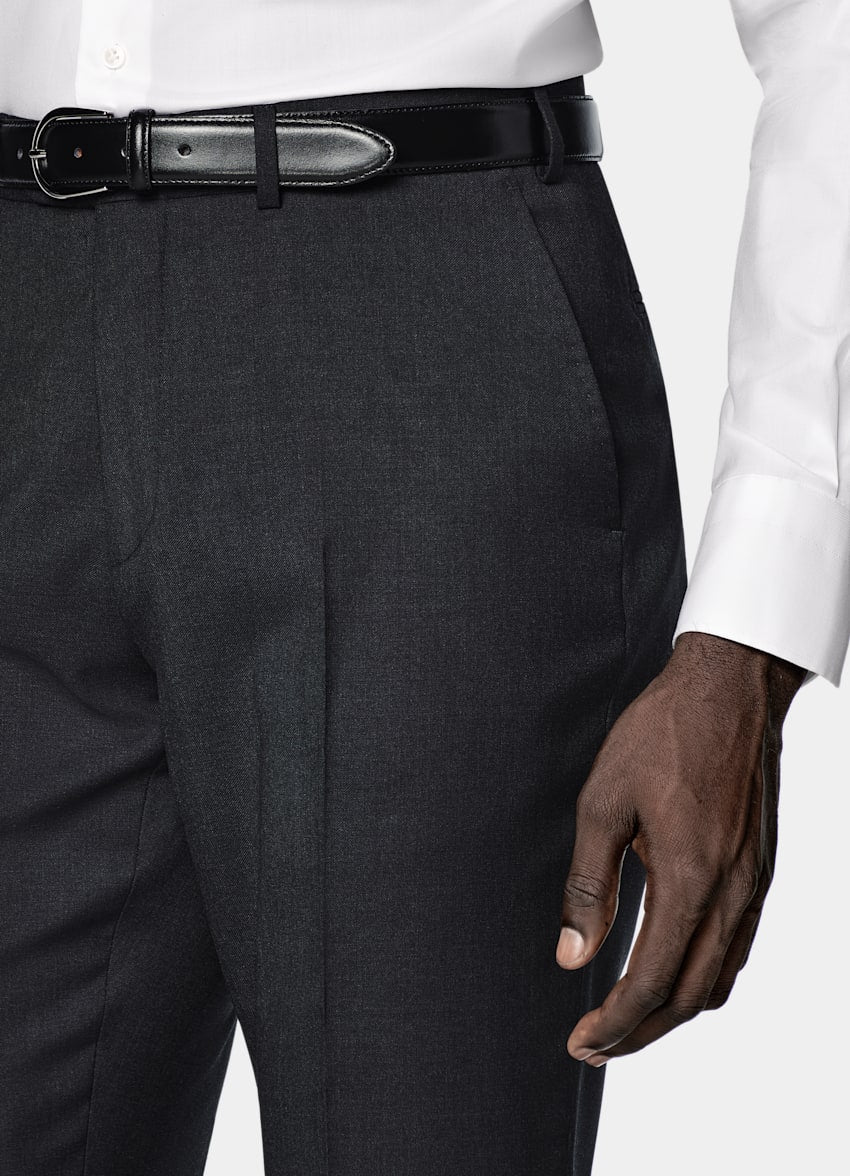 Dark Grey Perennial Tailored Fit Havana Suit