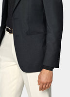 Dark Grey Perennial Tailored Fit Havana Suit Jacket