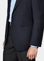 Navy Perennial Tailored Fit Havana Suit Jacket