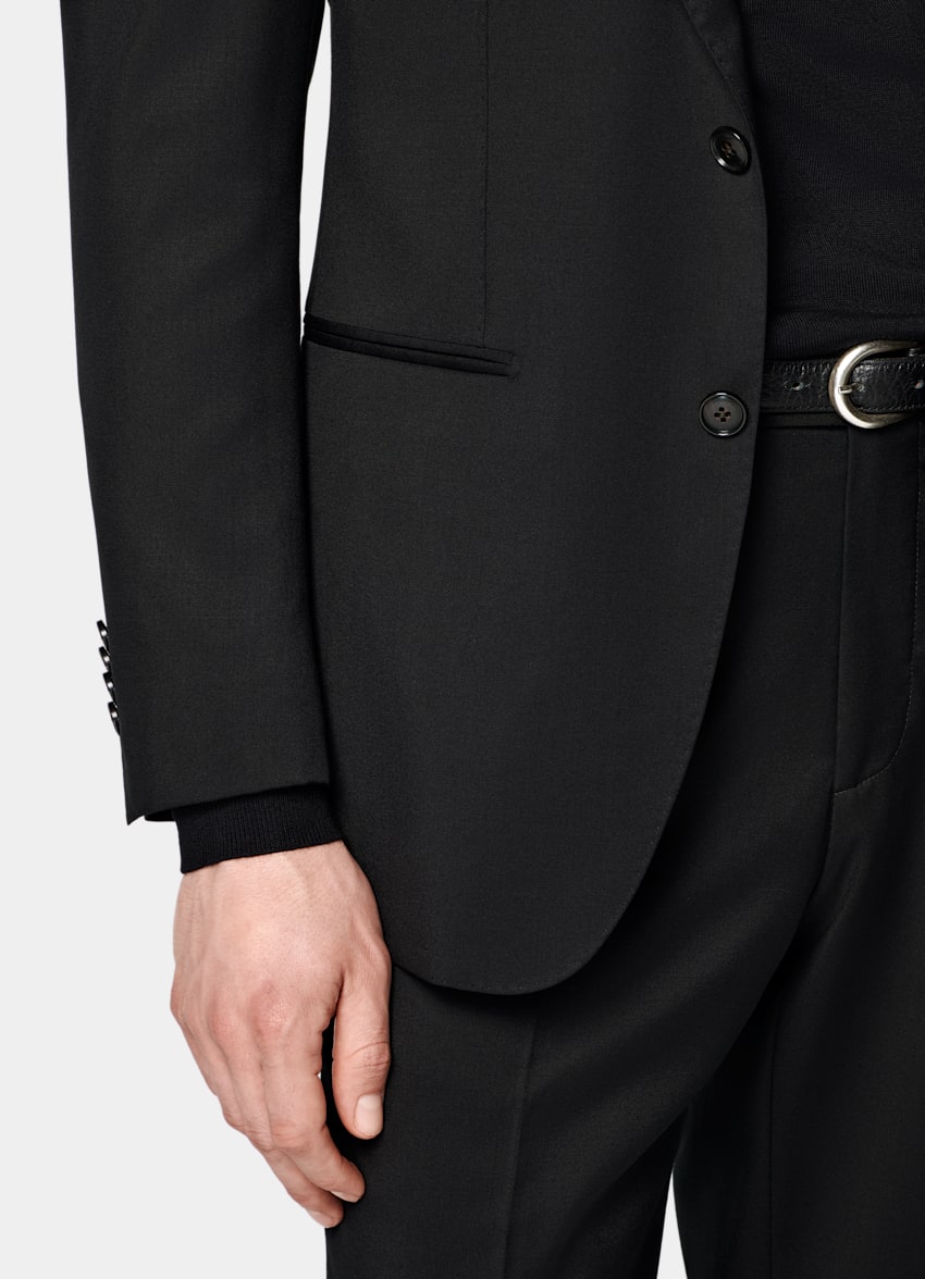 Black Perennial Tailored Fit Havana Suit