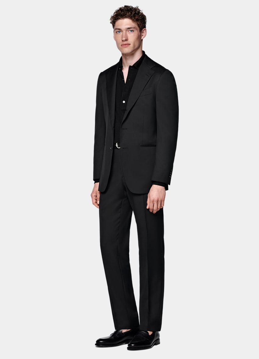 Black Perennial Tailored Fit Havana Suit