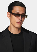 Black Perennial Tailored Fit Havana Suit Jacket