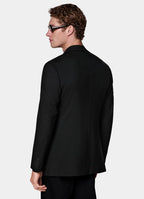 Black Tailored Fit Havana Suit Jacket