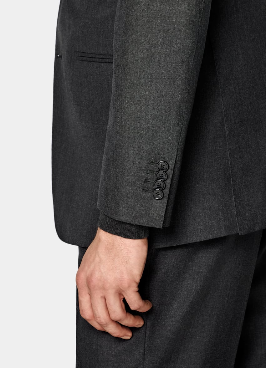 Dark Grey Perennial Tailored Fit Havana Suit