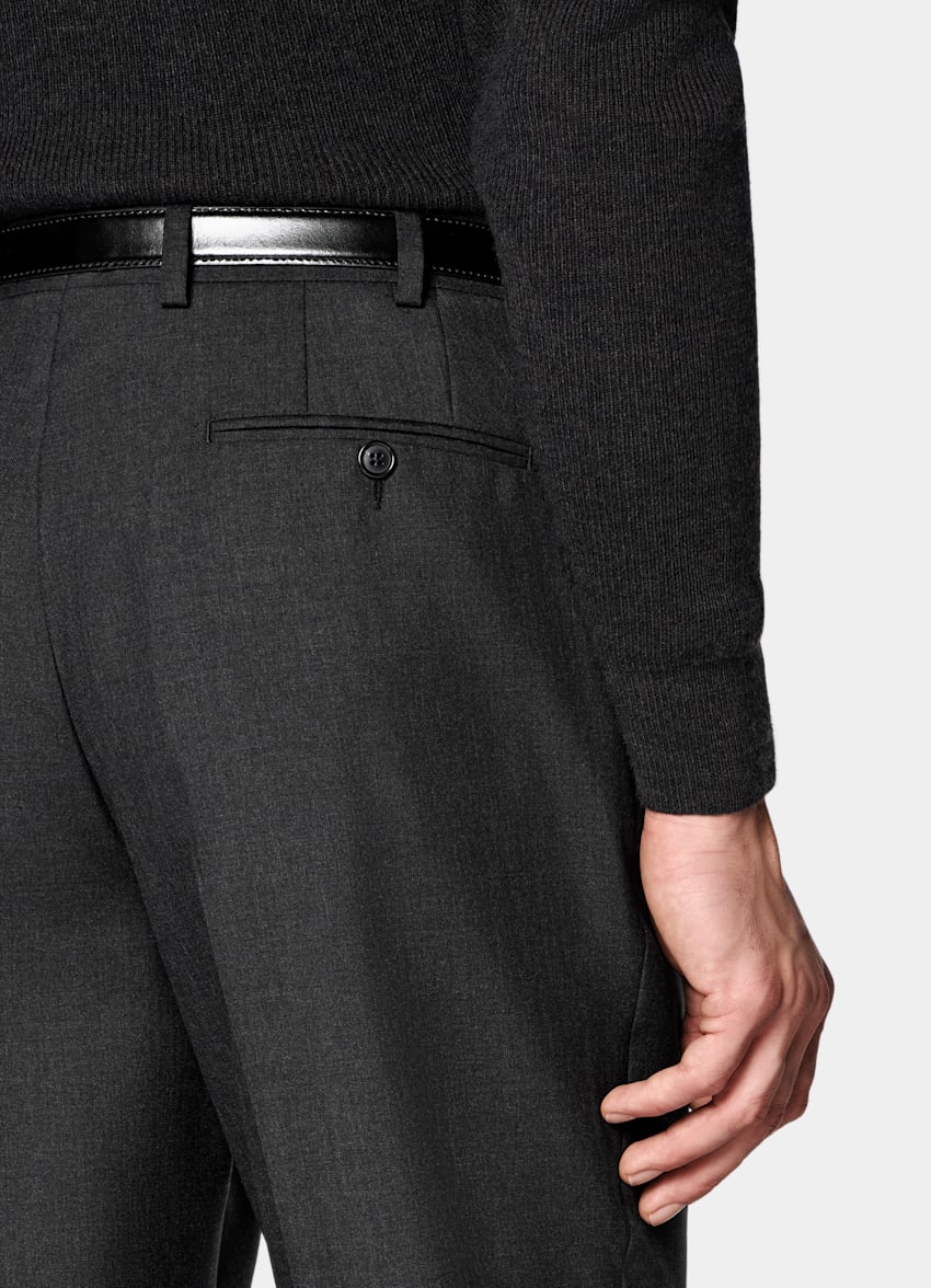 Dark Grey Perennial Tailored Fit Havana Suit