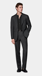 Dark Grey Perennial Tailored Fit Havana Suit