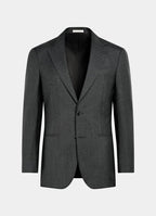 Dark Grey Tailored Fit Havana Suit Jacket