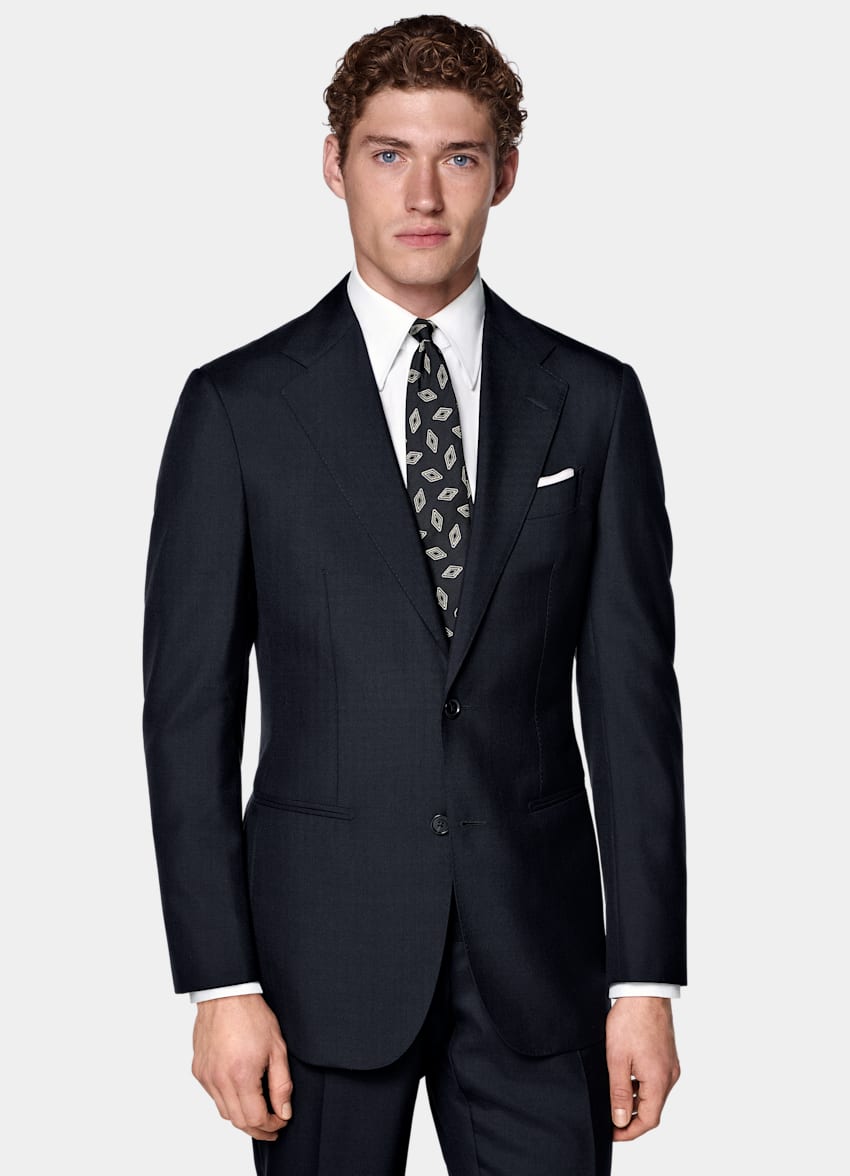 Navy Perennial Tailored Fit Havana Suit