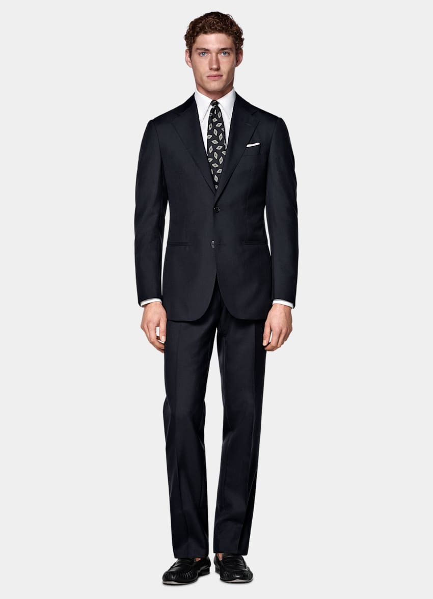 Navy Perennial Tailored Fit Havana Suit