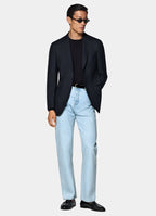 Navy Tailored Fit Havana Suit Jacket