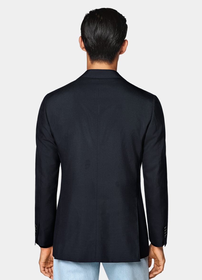 Navy Tailored Fit Havana Suit Jacket