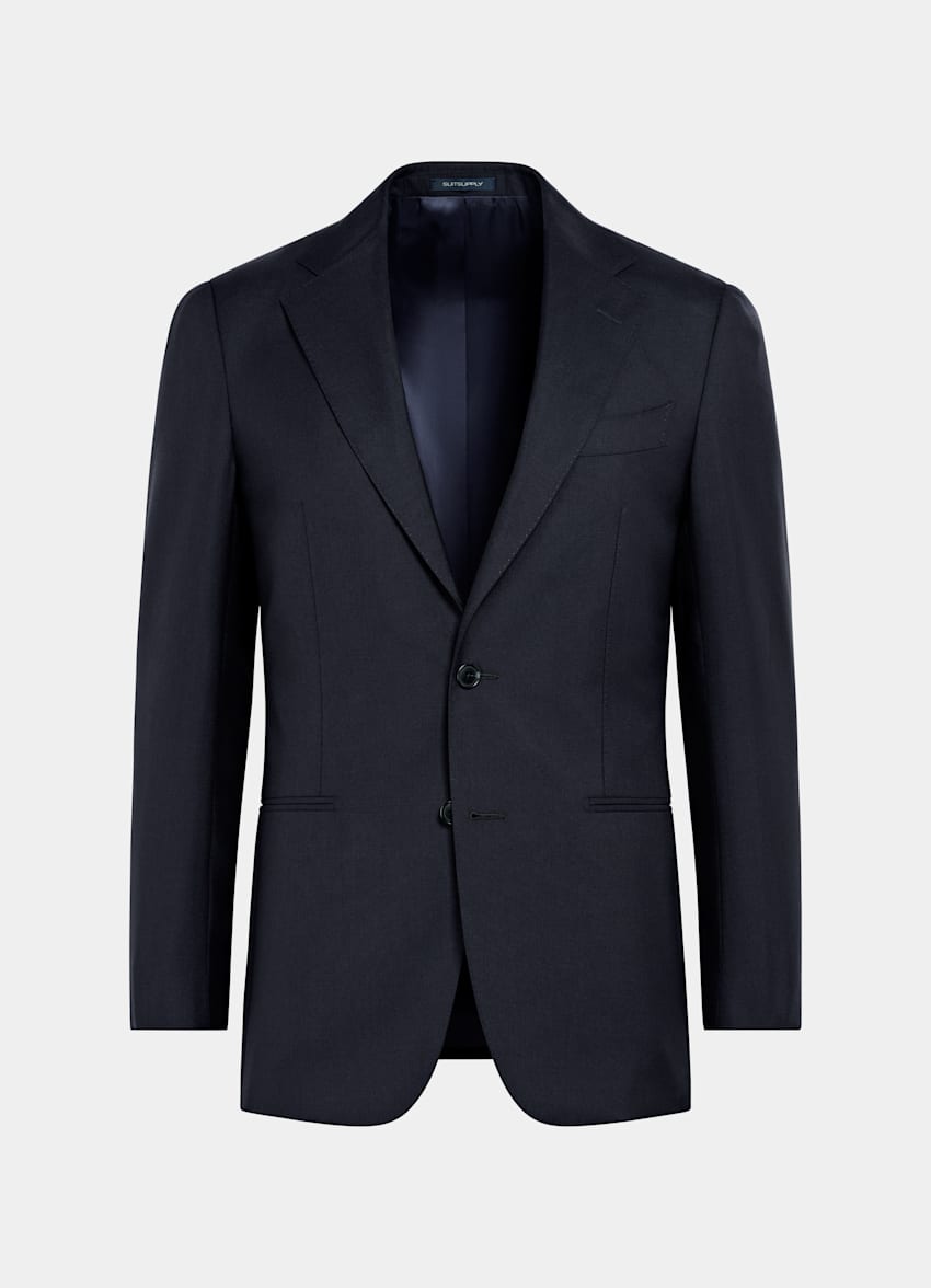 Navy Tailored Fit Havana Suit Jacket